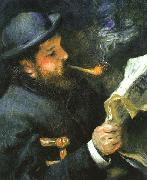 Portrat Claude Monet Pierre-Auguste Renoir